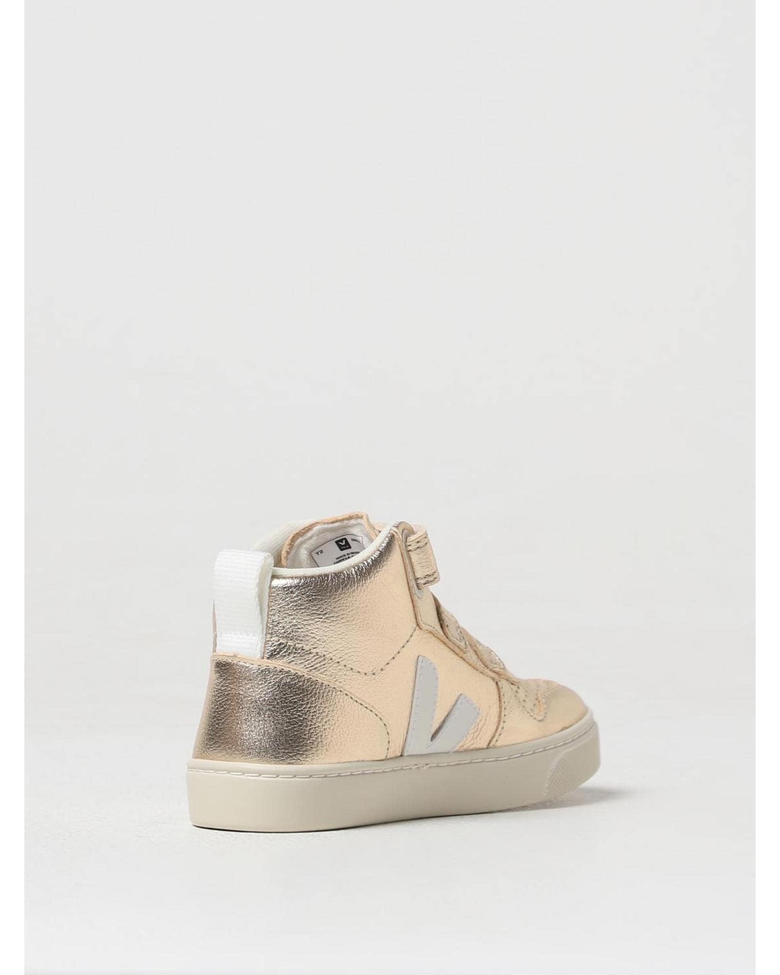 Veja V10 Kids HighTop Sneaker - White image 3