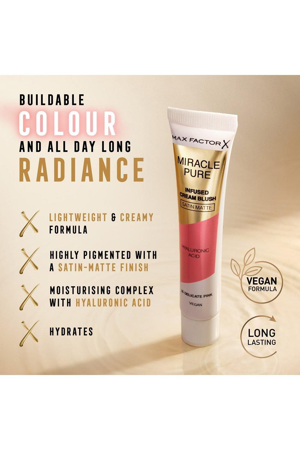 Max Factor Miracle Pure Infused Cream Blush Satin Matte Warm Sienna image 3
