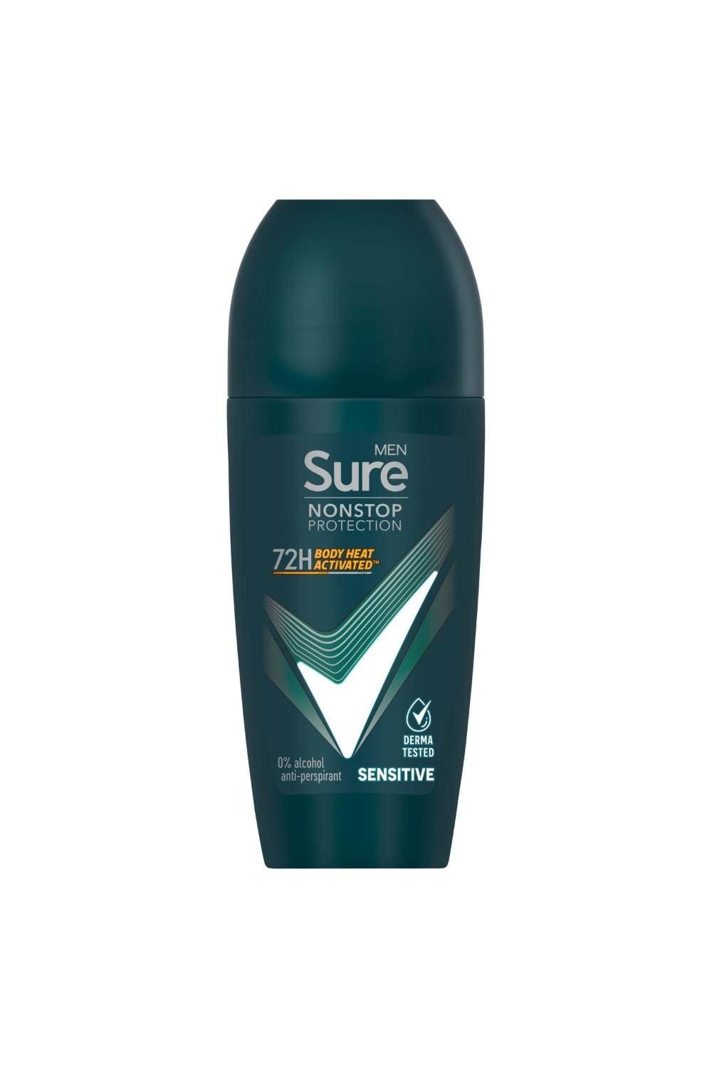 Sure Men 'Antiperspirant' 72H Nonstop Protection Roll On Deo, 12x50ml image 2