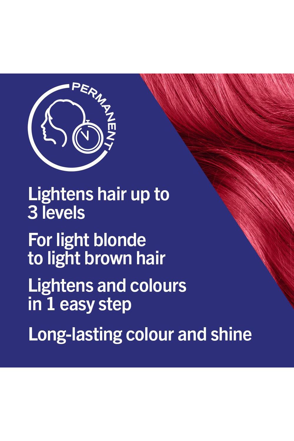 Schwarzkopf LIVE Ultra Brights 'Hair Dye' Vibrant Semi-Permanent Orange image 4