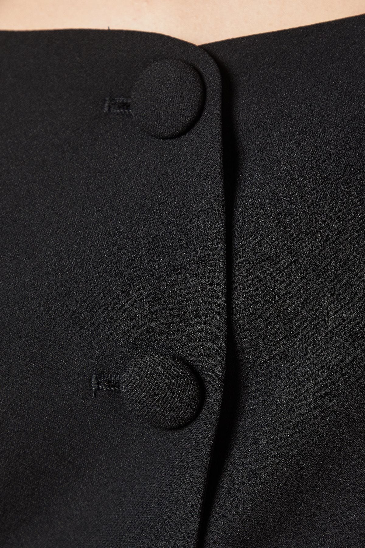 Dorothy Perkins Petite Satin Sweetheart Neckline Jacket Black image 5