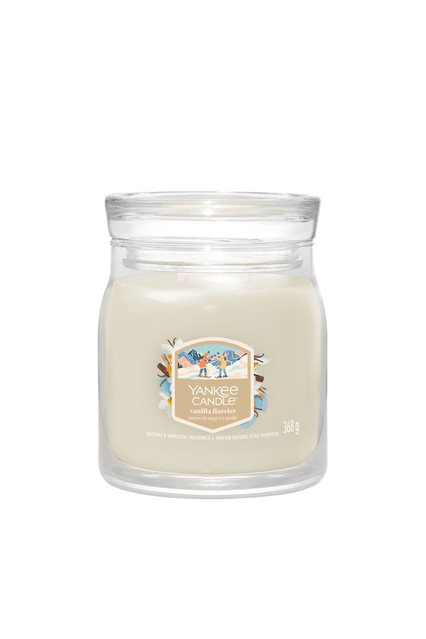 Yankee Candle Signature Medium Jar Vanilla Flurries Multi