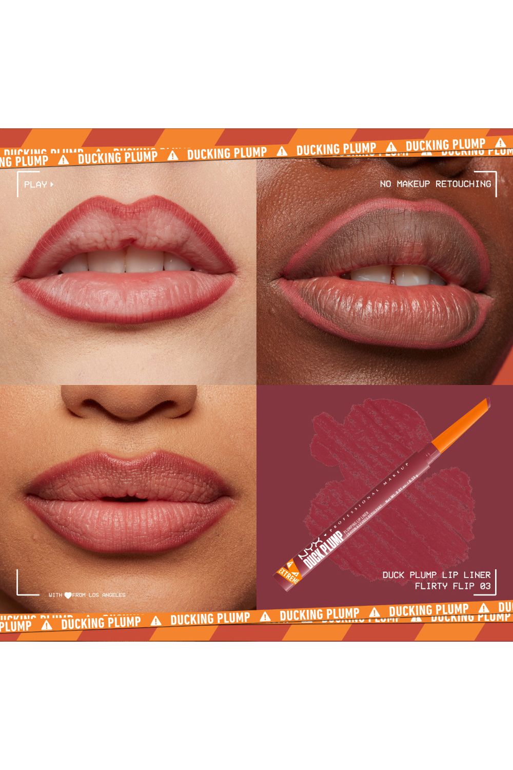 NYX Professional Makeup Duck Plump Plumping Lip Liner 0.33g Flirty Flip image 4