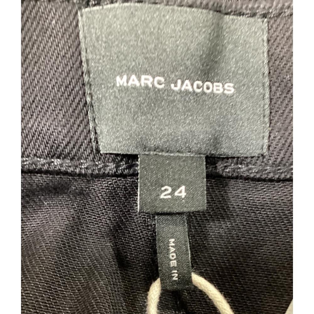 Marc Jacobs Preloved Aline Denim Mini Skirt Wo - Black Midi image 7