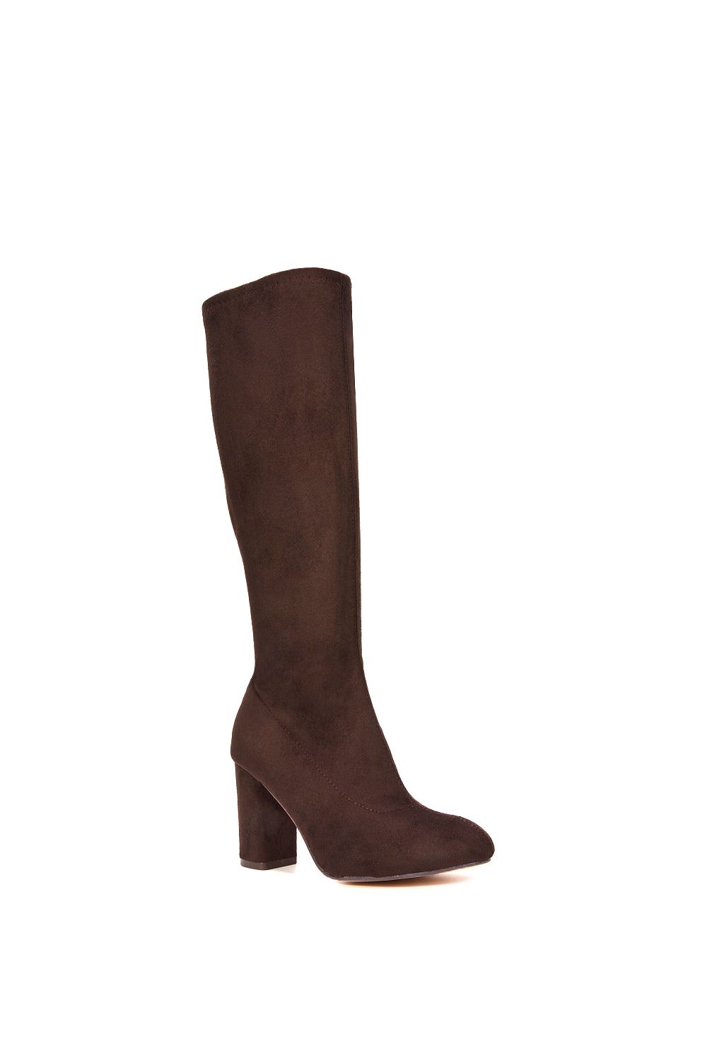 XY London 'Clementine' High Block Heel Knee High Boots image 2