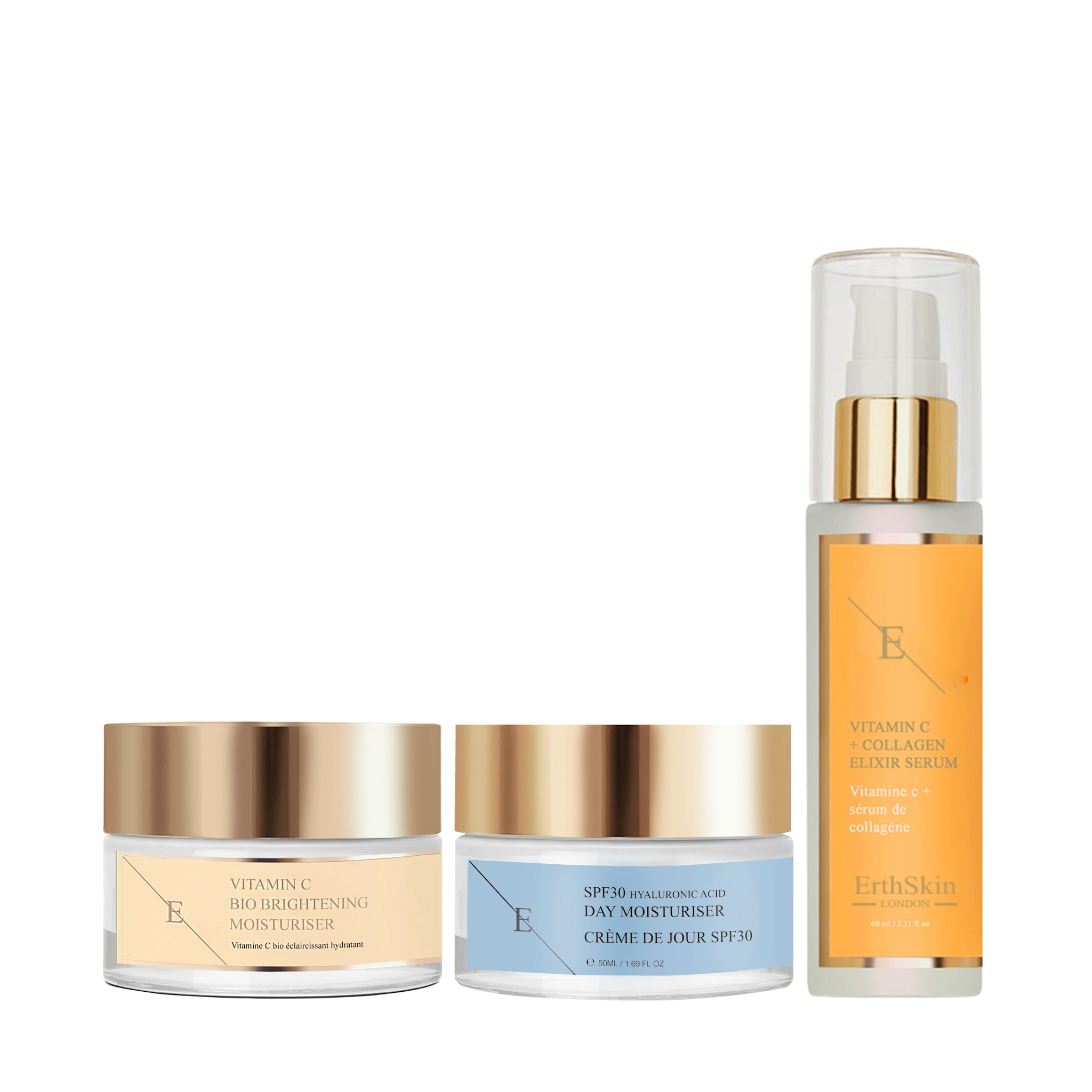 Erth Skin London Glow-Boosting & Collagen Protection Set image 1
