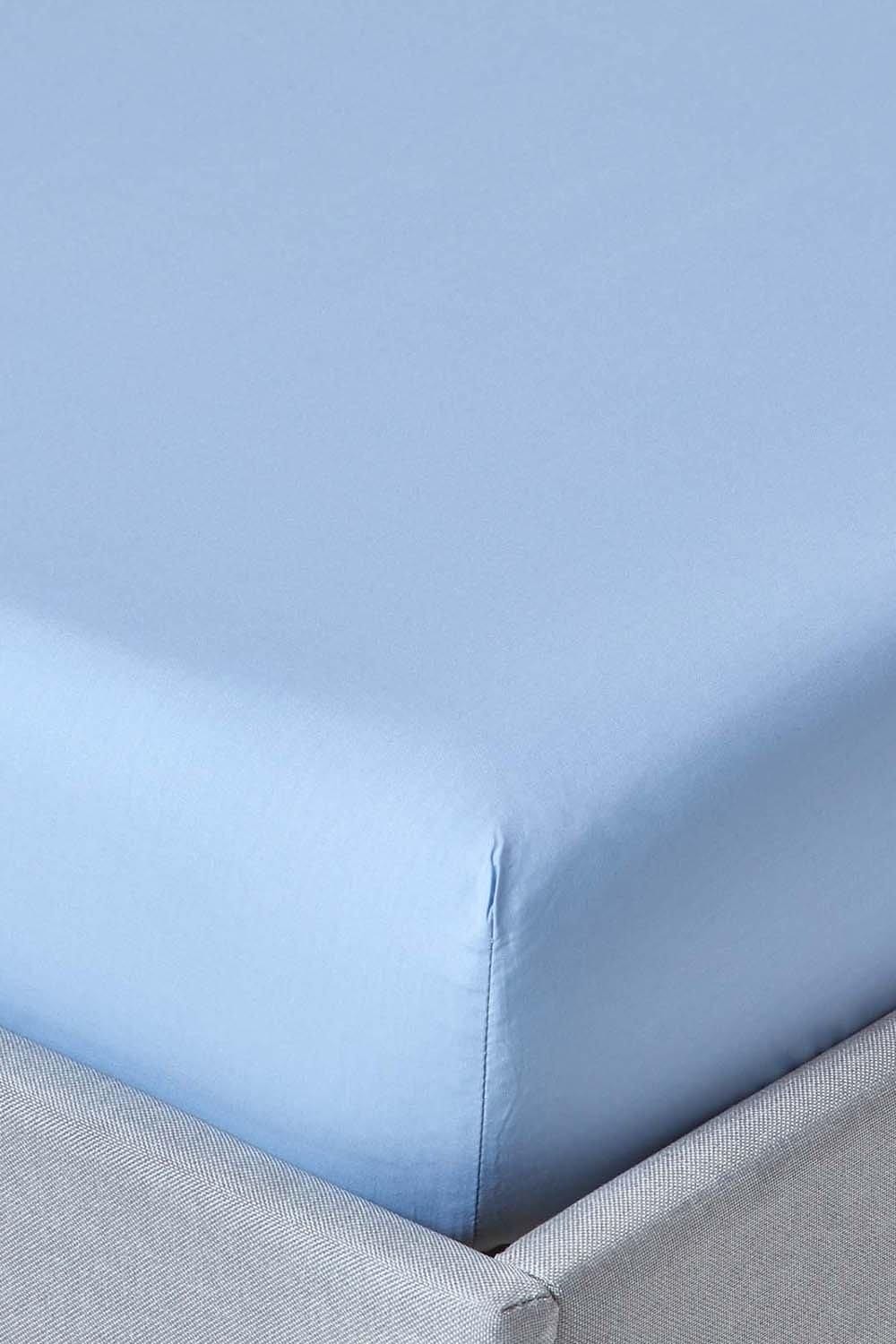 Homescapes Egyptian Cotton Deep Fitted Sheet 18 inch 200 Thread Count image 1