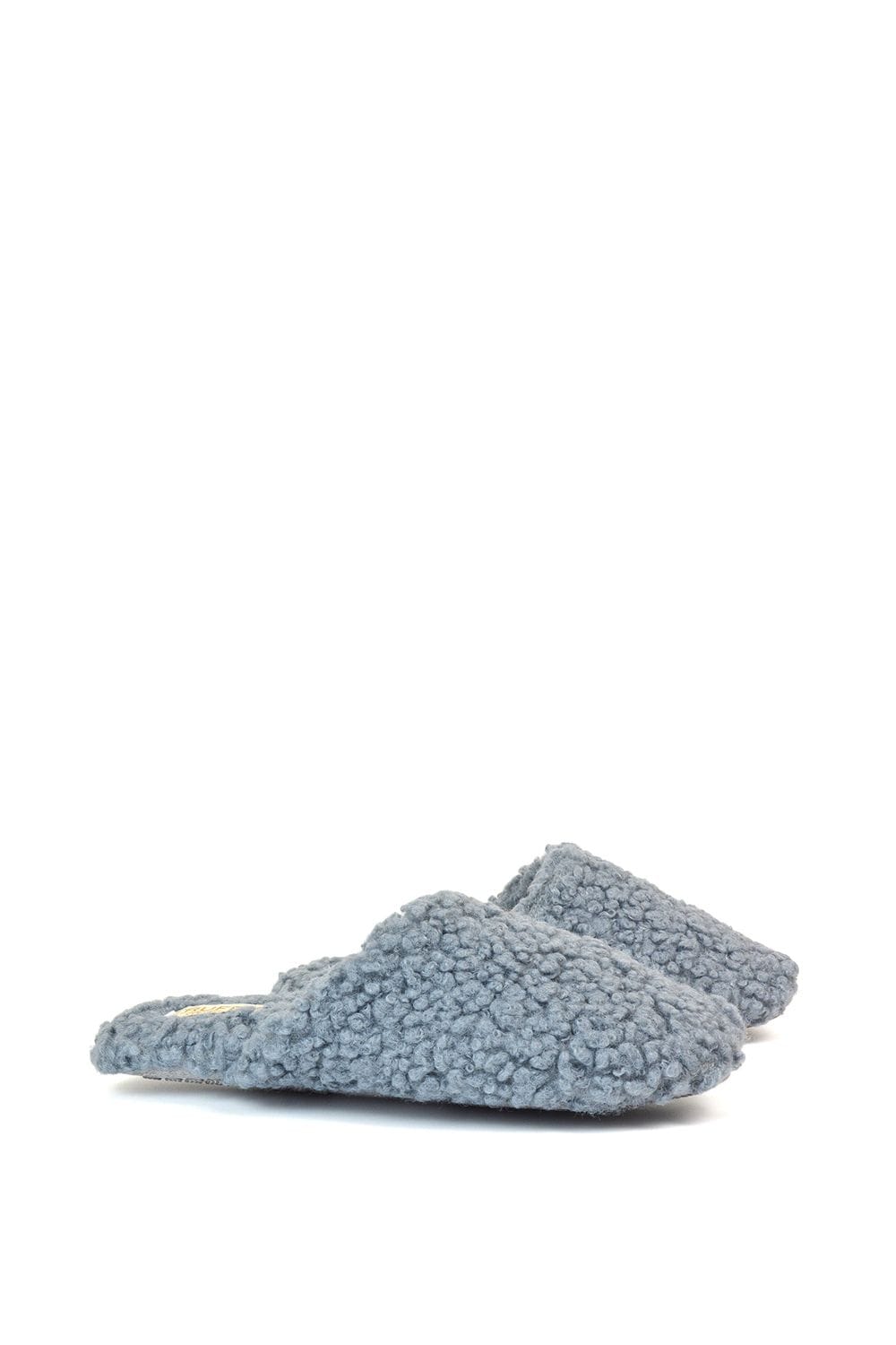 XY London 'Jody' Cosy Slip On Closed Round Toe Mule Flat Slippers image 2