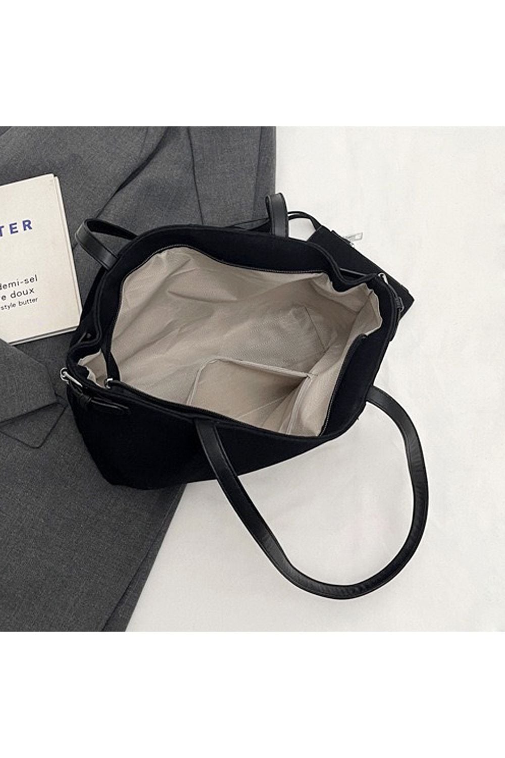 XY London 'Destiny' Large Tote Bag with Matching Pouch Purse image 4