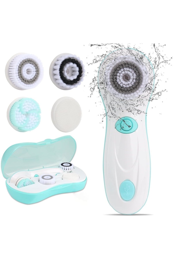 Living and Home 4 in 1 Electric Facial Cleansing Brush