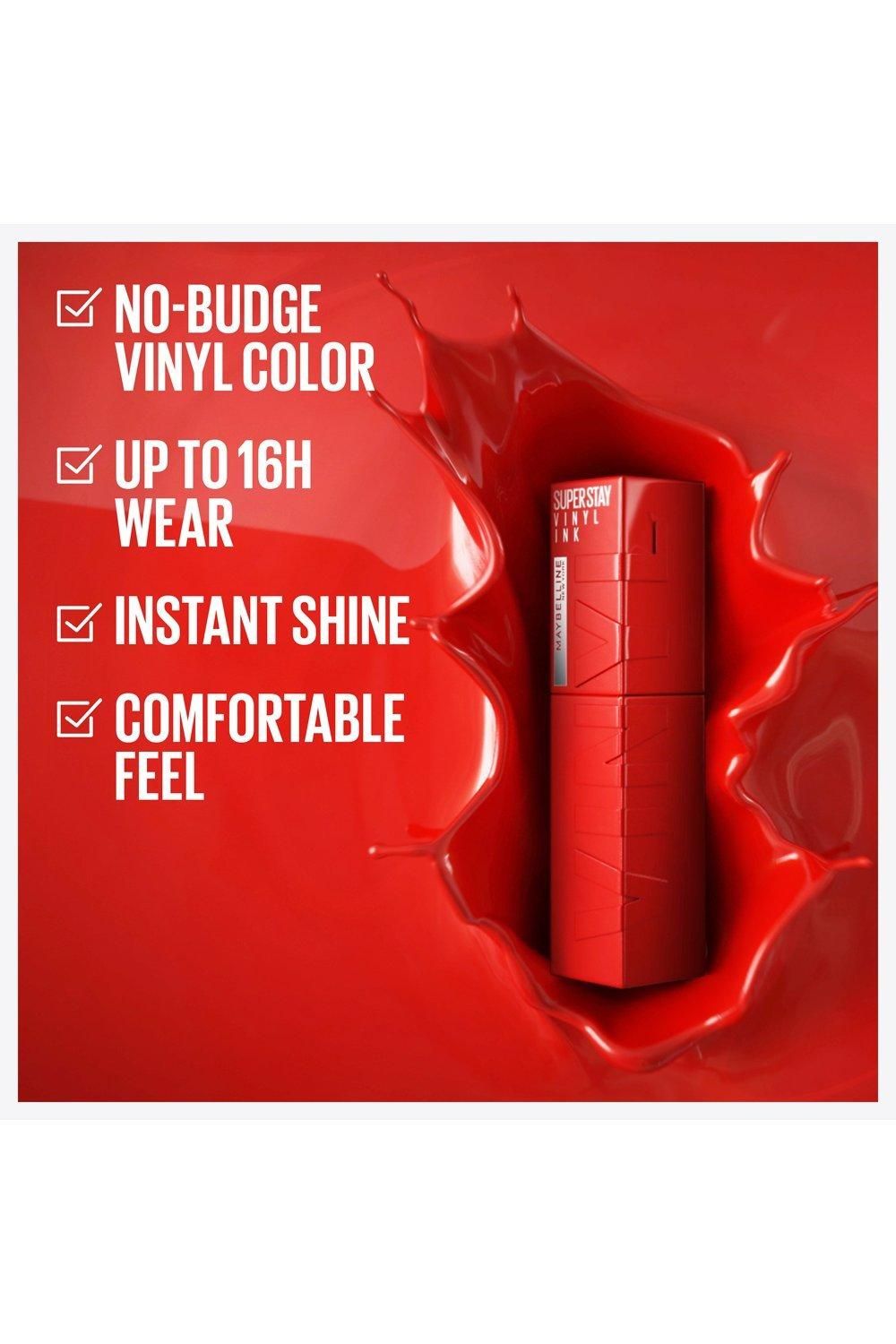 Maybelline SuperStay Vinyl Ink Long Lasting Liquid Lipstick, Shine Finish 15 Peachy image 6