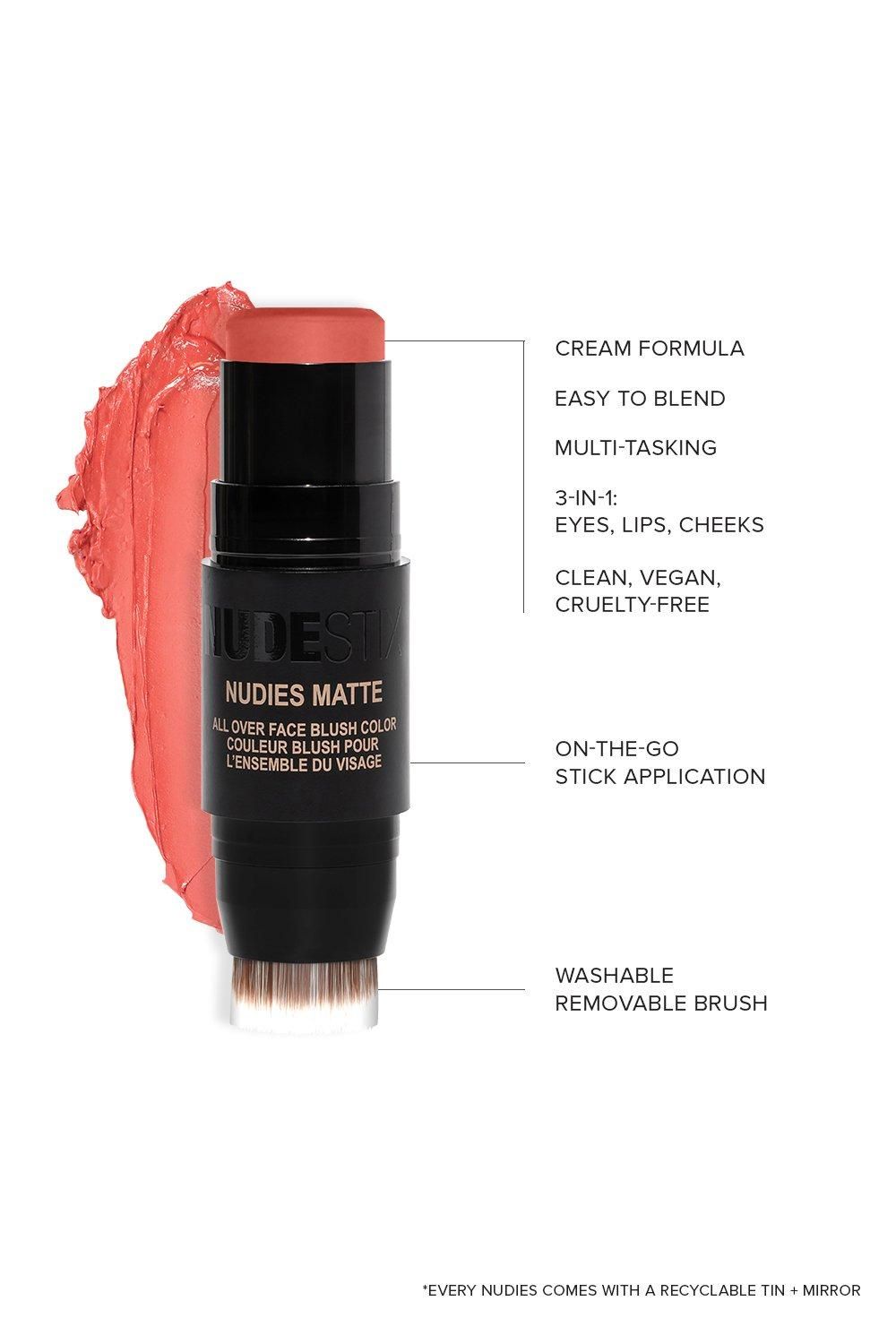 Nudestix Nudies All Over Face Matte Blush Sunset Strip image 8