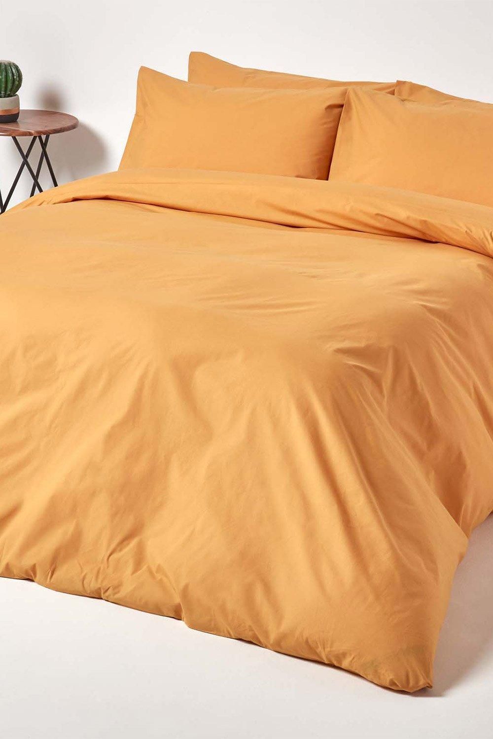 Homescapes Egyptian Cotton Duvet Cover with Pillowcase, 200 TC image 2