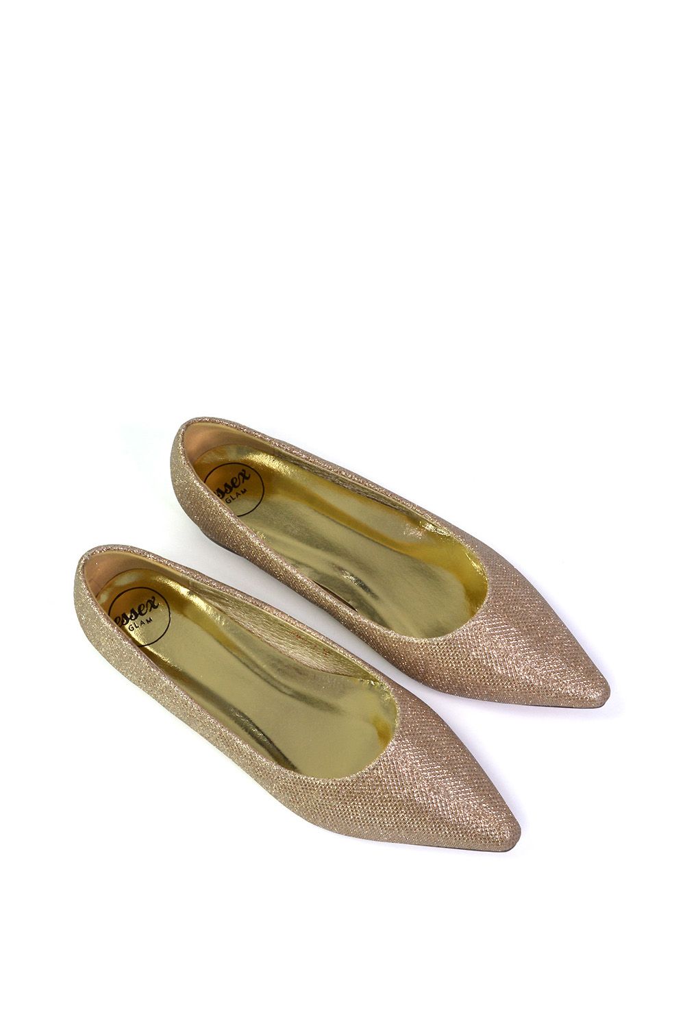 XY London 'Karen' Pointed Toe Wedding Shoes Low Heel Bridal Heels image 3