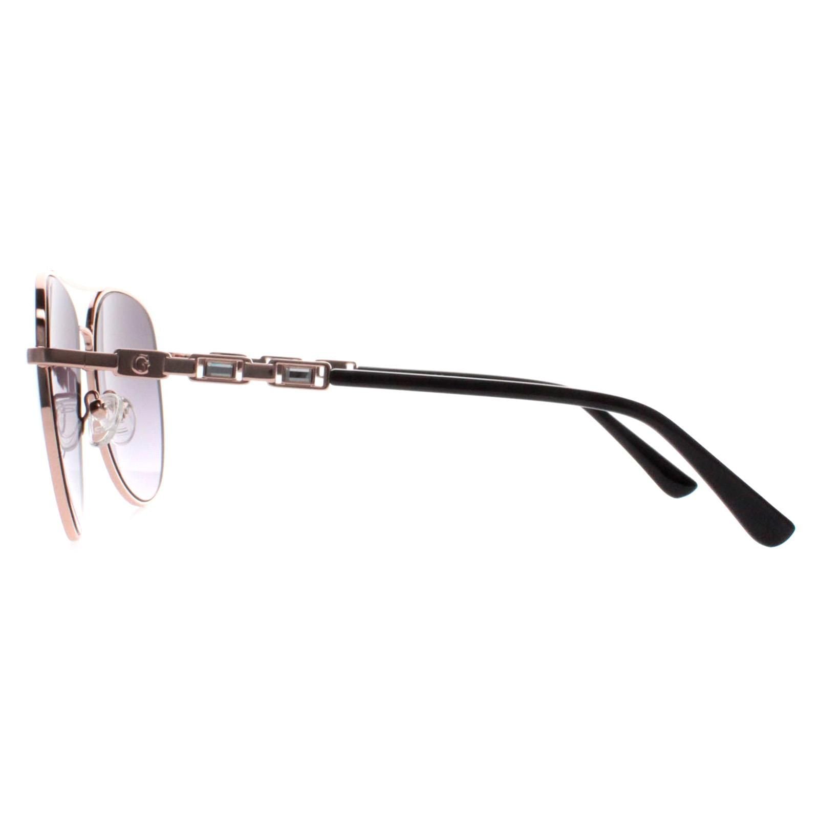 Guess Aviator Rose Gold Grey Gradient GF6143 image 3