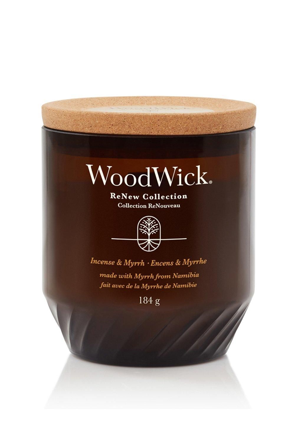 Woodwick Incense & Myrrh Renew Medium Candle Multi image 1
