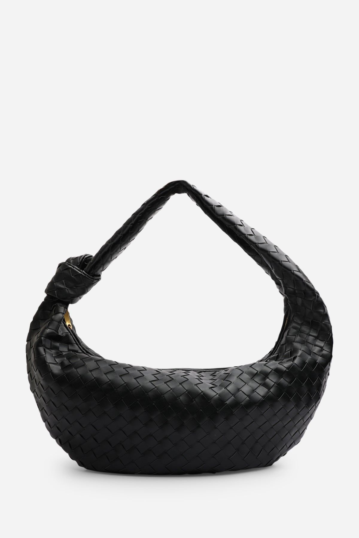 Where's That From 'Aqua' Knotted Strap Woven Shoulder Bag image 2