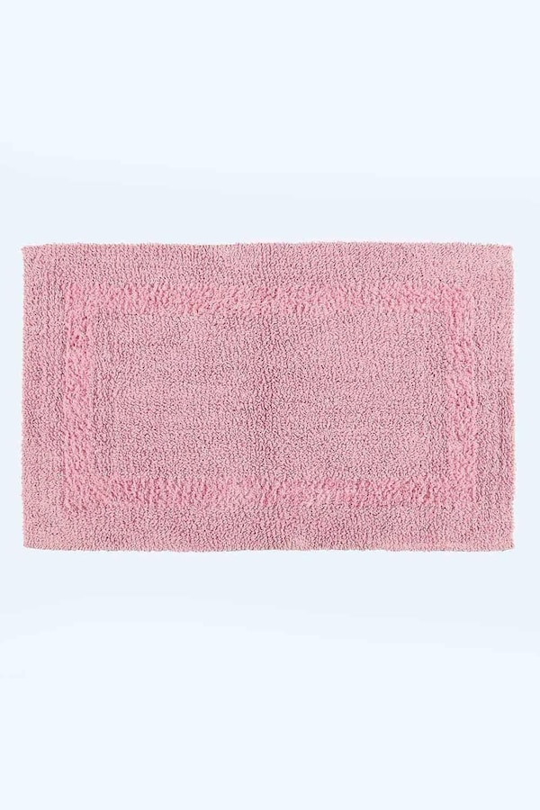 Homescapes Luxury Bath Mat Reversible 100% Cotton 1600GSM, 50 x 80cm, Extra Soft
