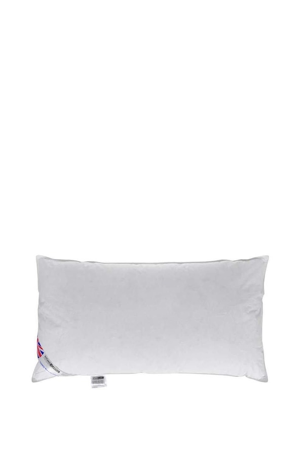 Homescapes White Duck Feather and Down King Size Pillow