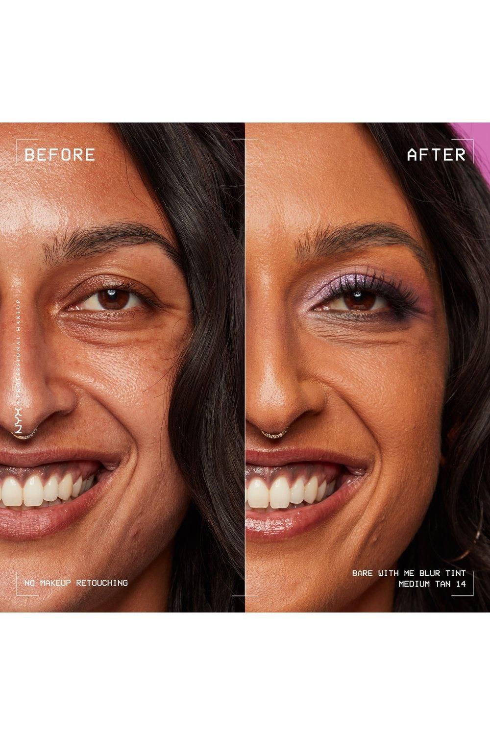 NYX Professional Makeup Bare With Me Blur Tint Foundation Medium Tan image 8