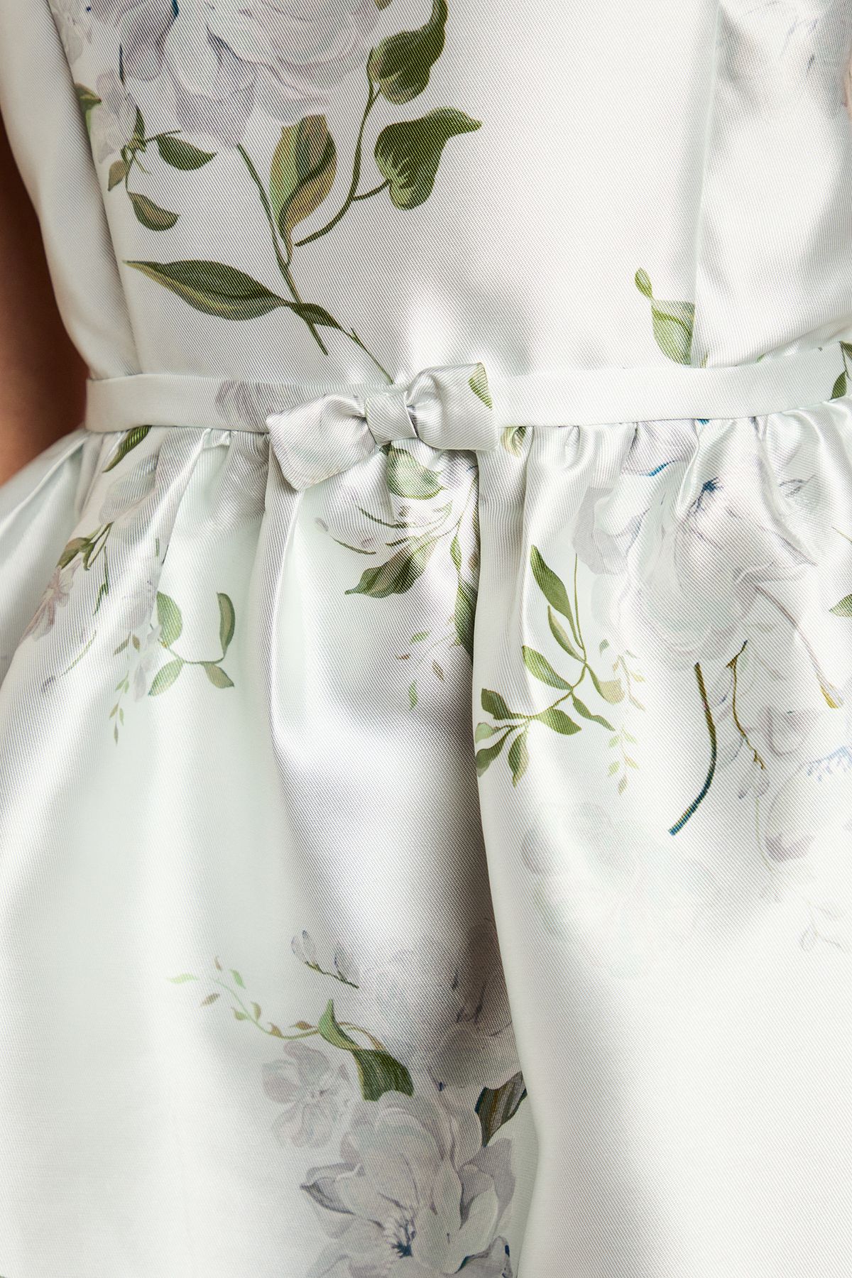 Coast Teen Coast Twill Bow Floral Maxi Bridesmaid Dress Sage image 5