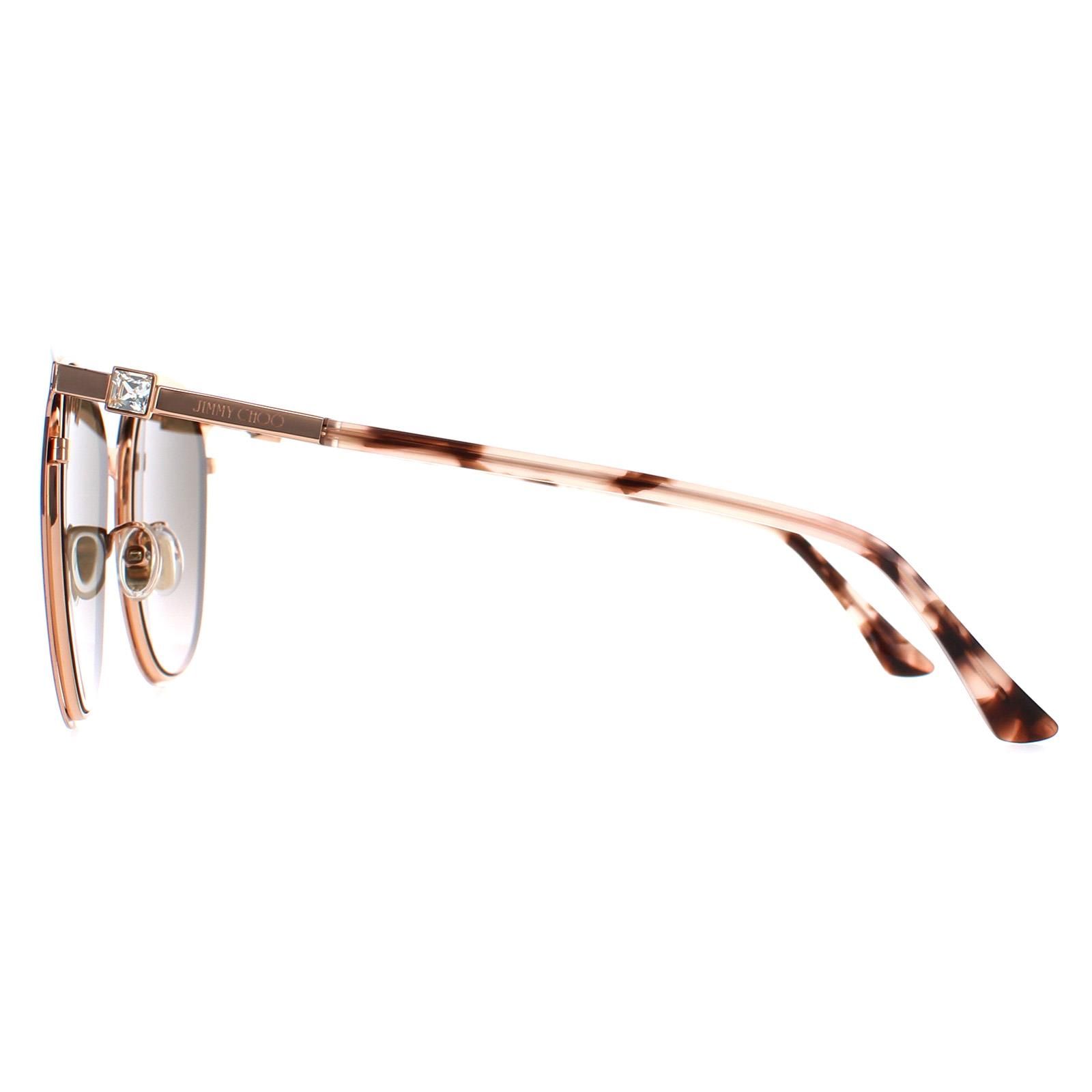 Jimmy Choo Cat Eye Gold Copper Brown Gradient ORIA/G/SK image 3