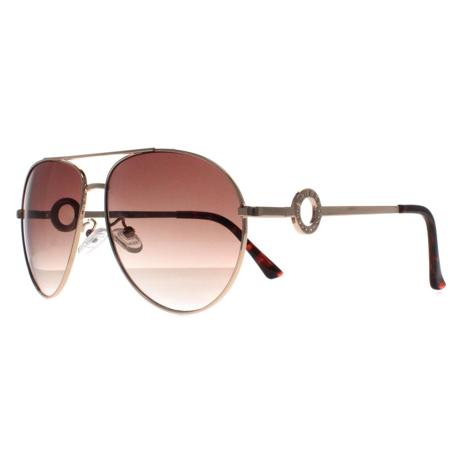 Guess Aviator Gold Brown GF0364 image 2