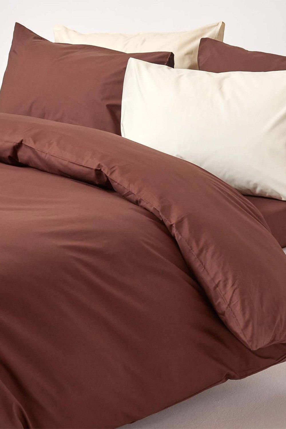 Homescapes Egyptian Cotton Duvet Cover with Pillowcase, 200 TC image 5