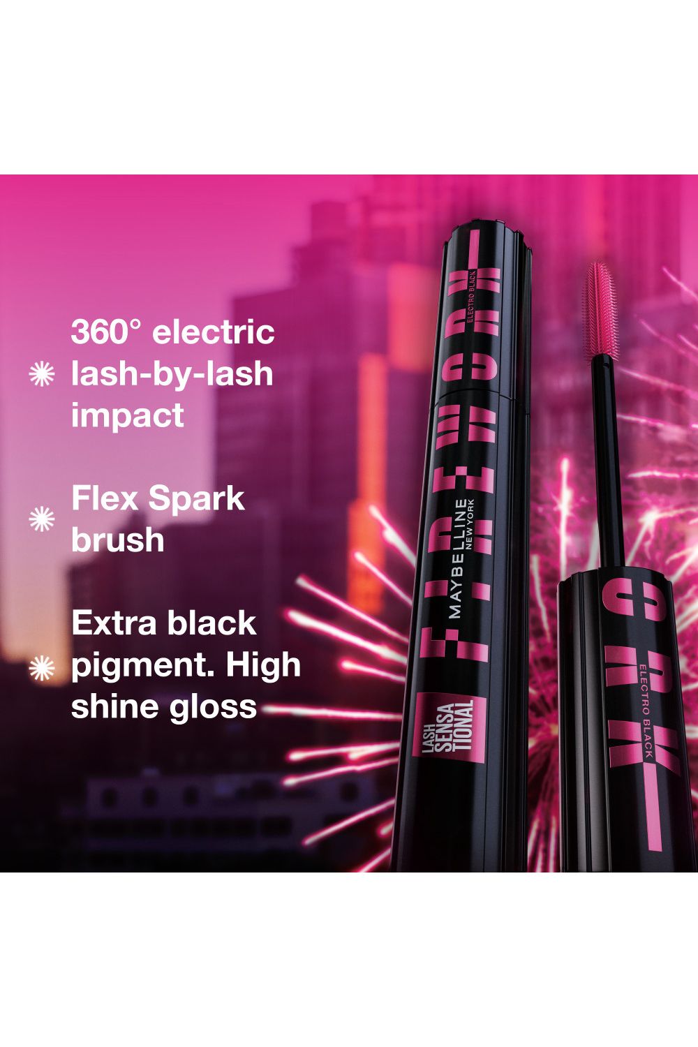 Maybelline Firework Mascara Electro Black image 4