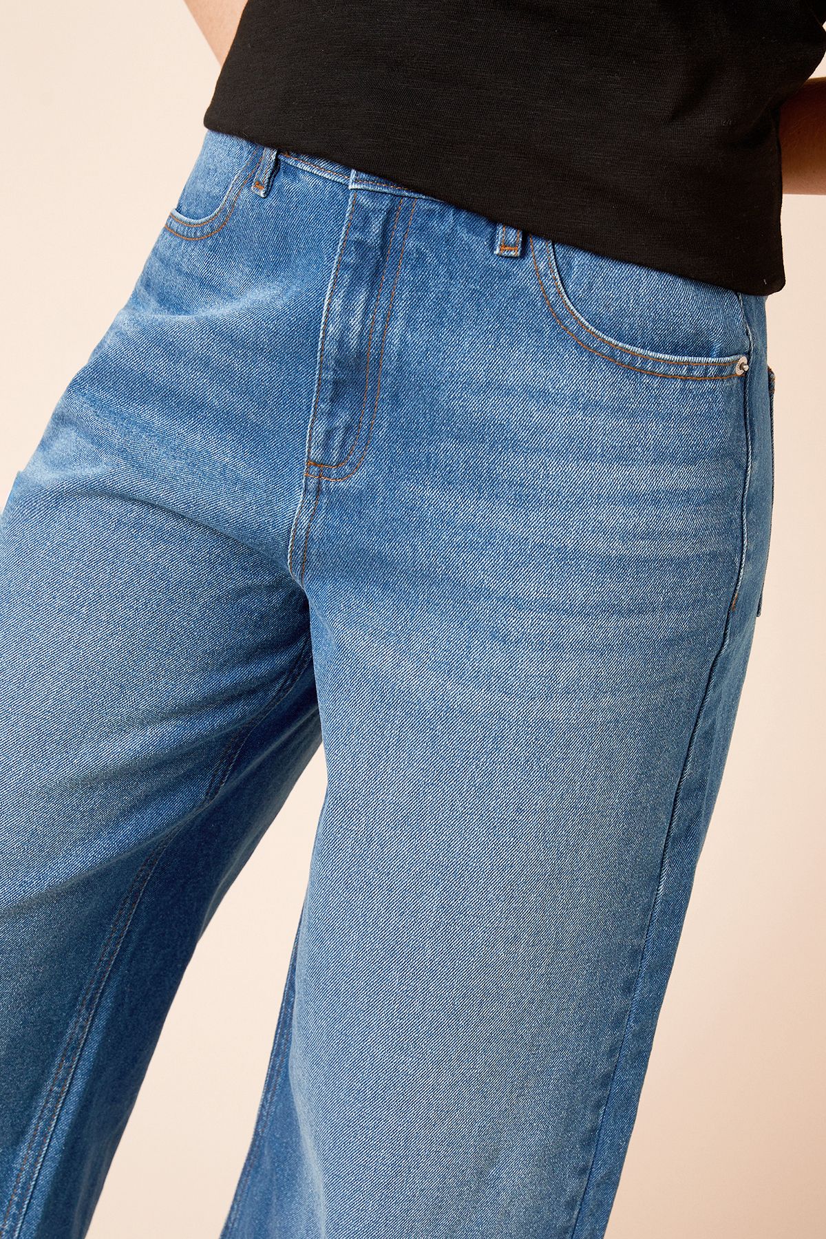 Dorothy Perkins Denim Culotte Jeans Mid Wash image 4