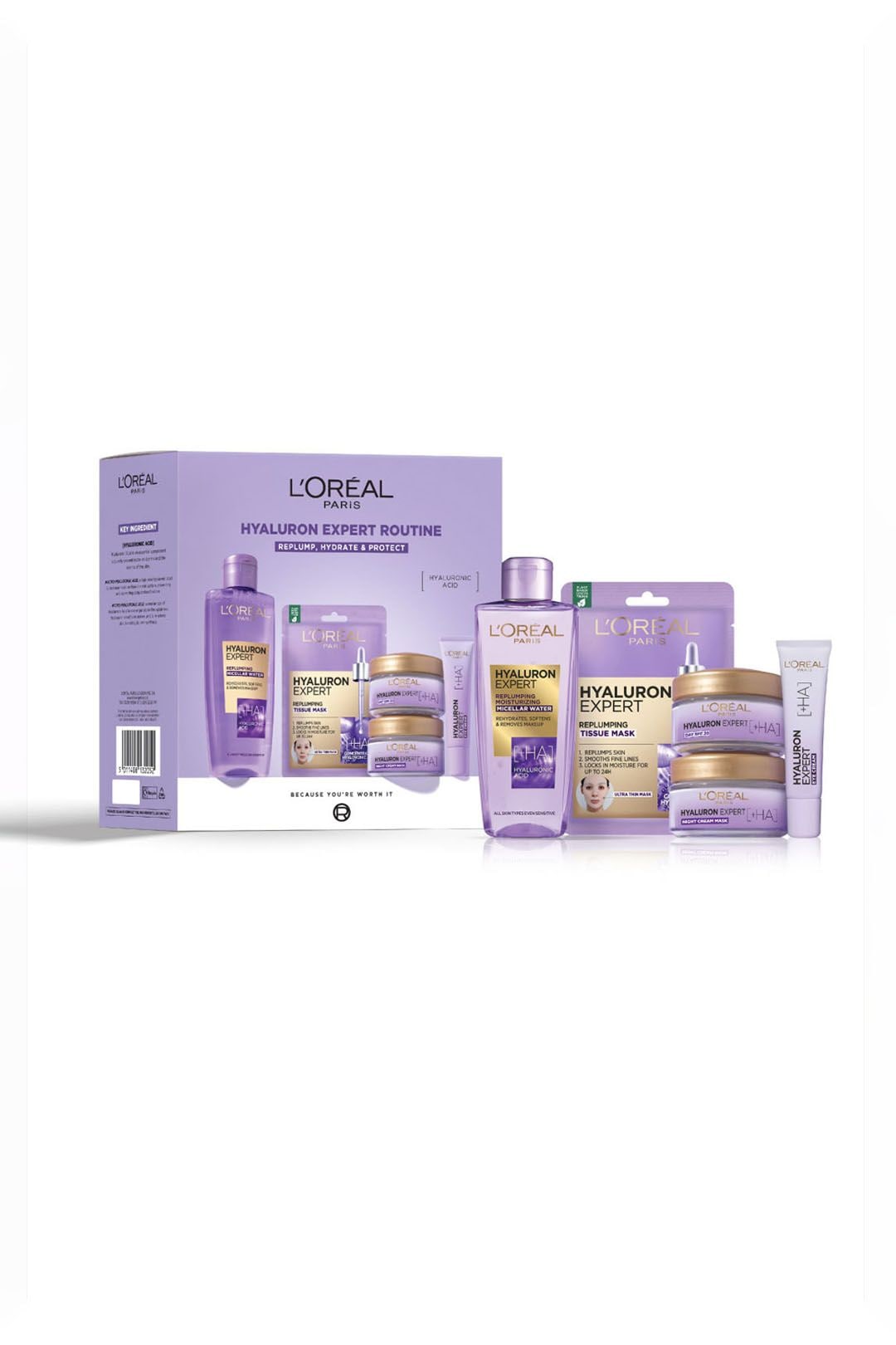 L'Oréal Paris Hyaluron Expert Routine Gift Set with Hyaluronic Acid Multi image 2