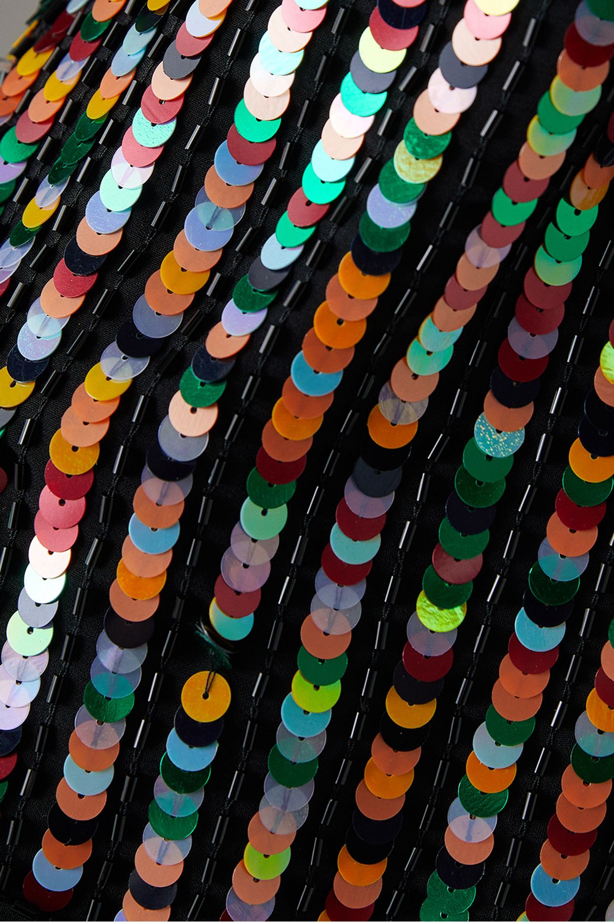 Warehouse Premium Hand Embellished Multicolour Sequin Jacket Multi image 5