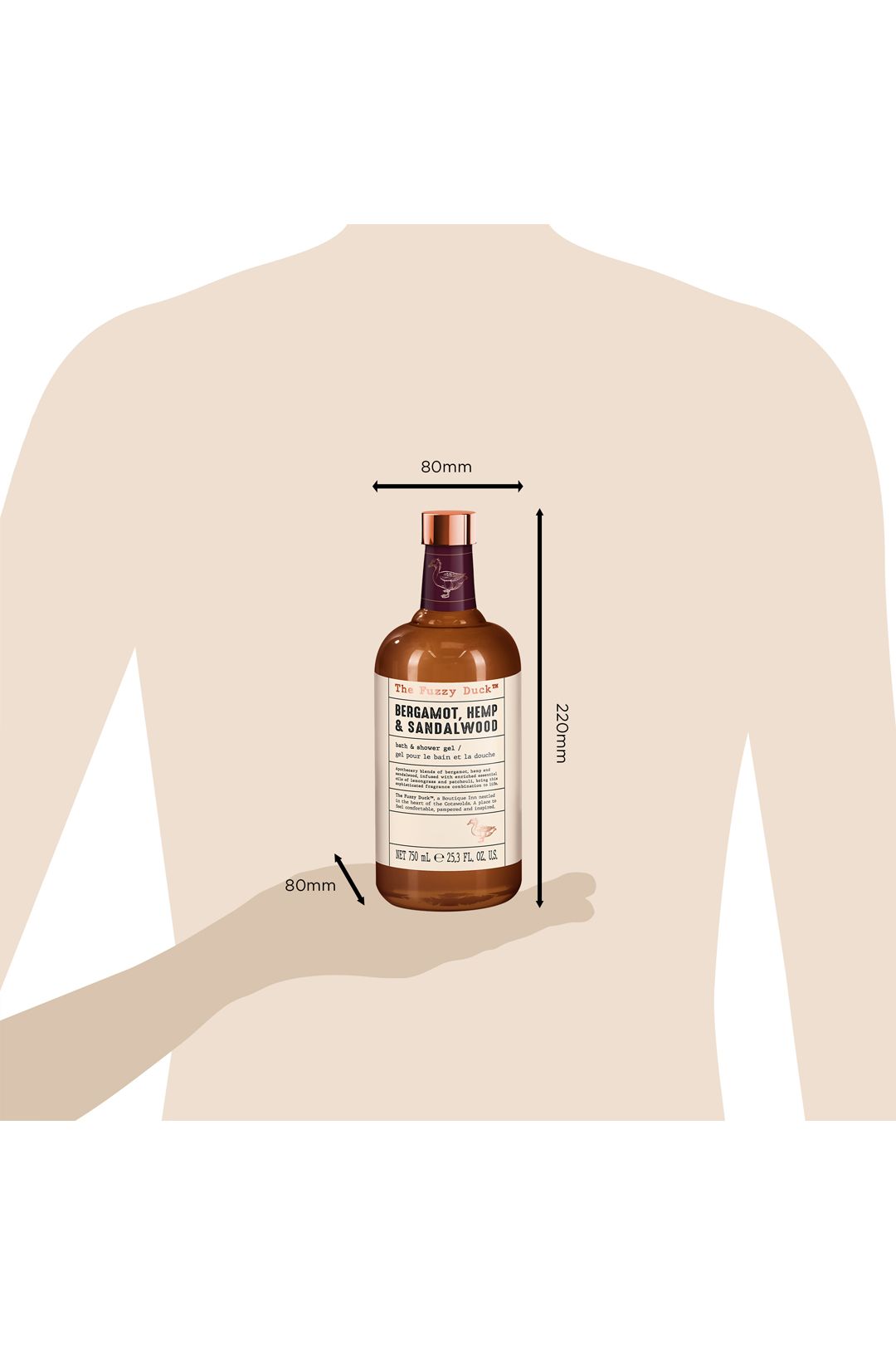 Baylis & Harding The Fuzzy Duck Bergamot, Hemp & Sandalwood Men's Luxury Bath & Shower Gel Gift Multi image 6