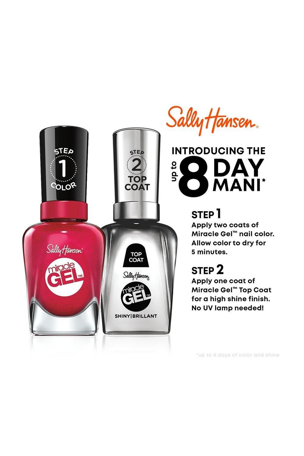 Sally Hansen Miracle Gel Duo Nail Pack Bordeaux Glow image 5