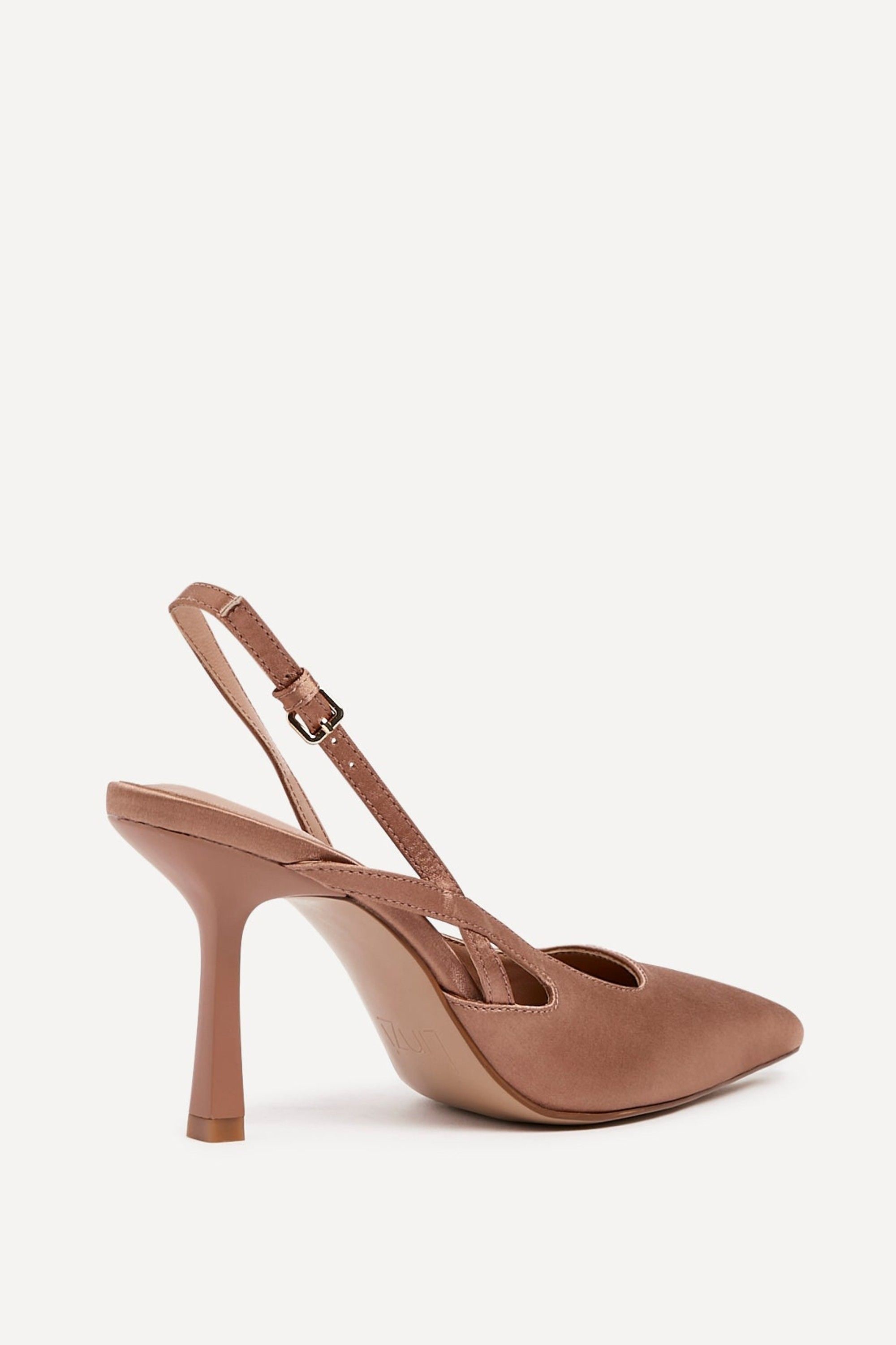 Linzi Rhea Mocha Mousse Sling Back Court Heels image 5