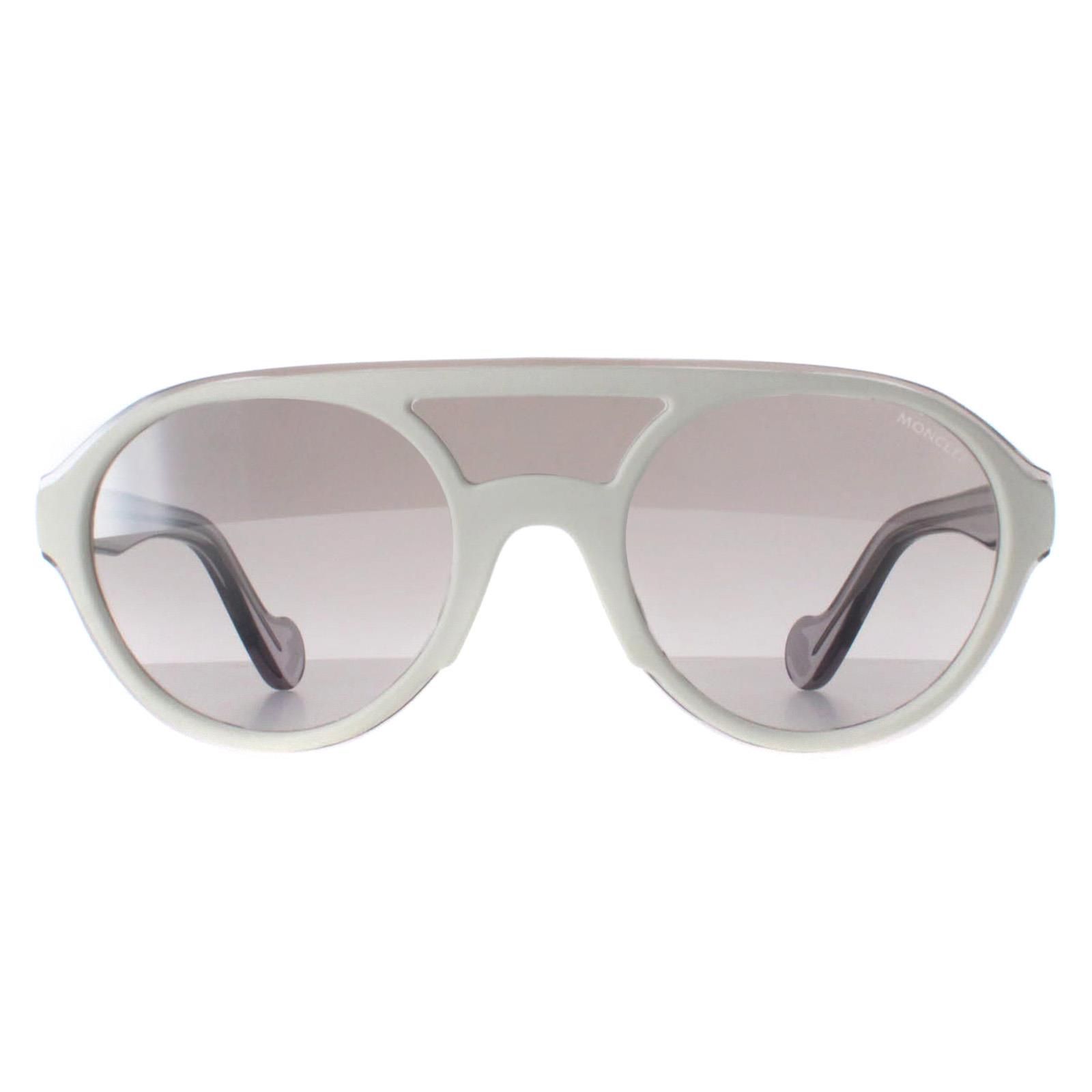 Moncler Round White Transparent Grey Grey ML0052