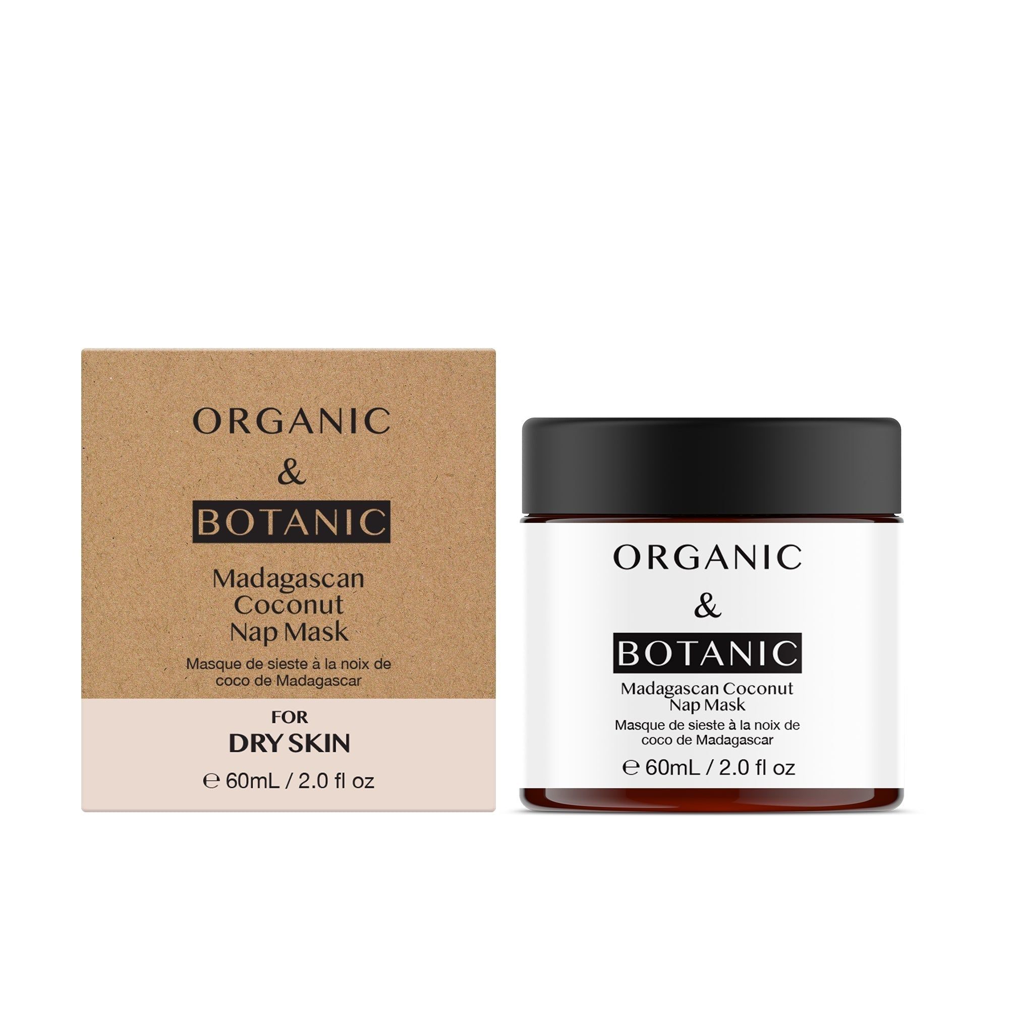 Organic & Botanic Madagascan Coconut Nap Mask 60ml x 2 Duo Pack image 3