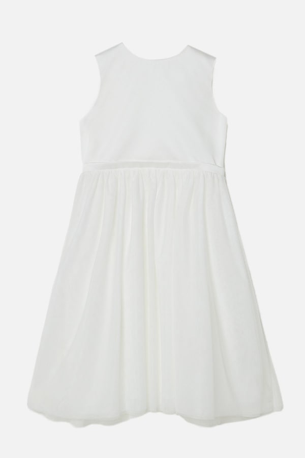 Coast Tulle Skirt Bow Back Flowergirl Dress Ivory