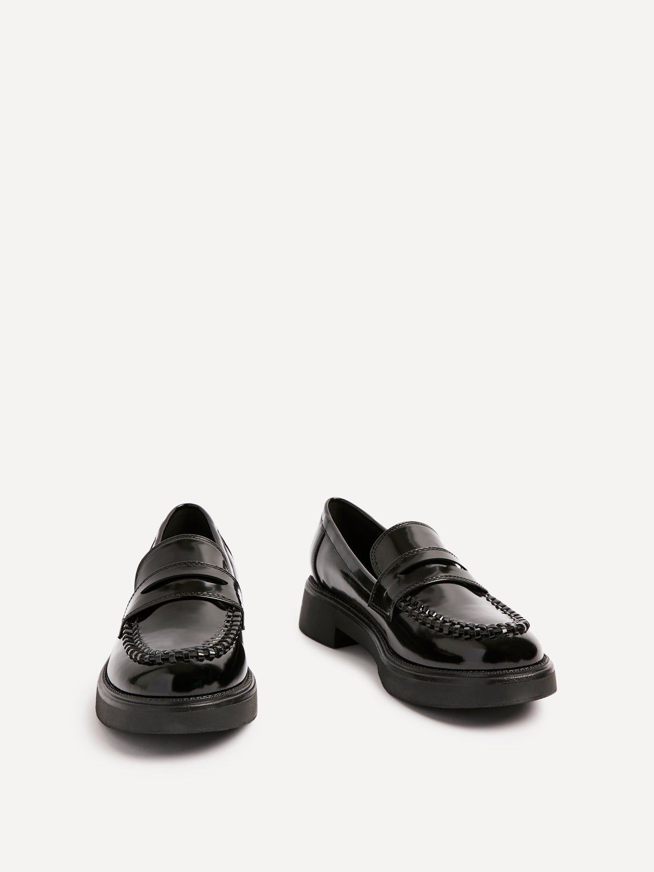 Linzi Direction Black Patent Chunky Loafer image 3