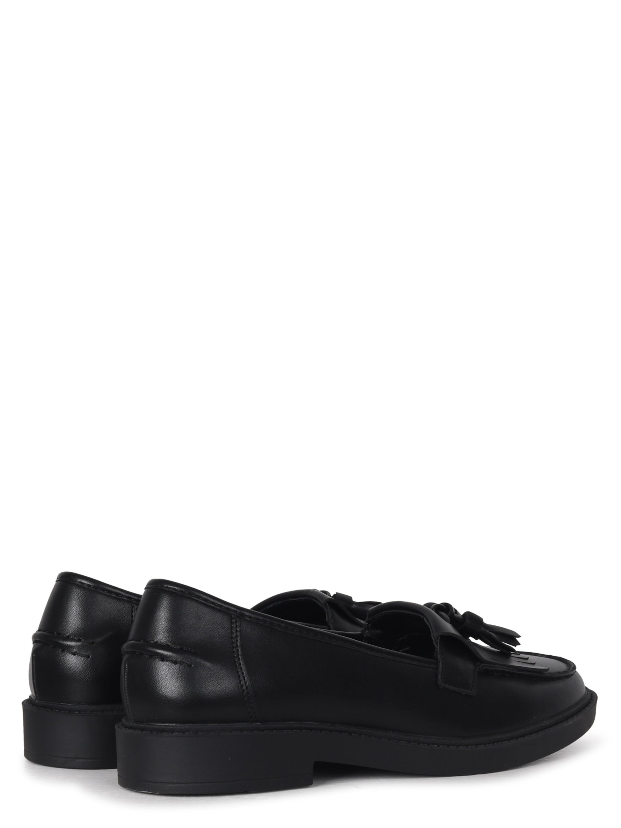 Linzi Kamille Black Faux Leather Classic Slip On Loafer image 4