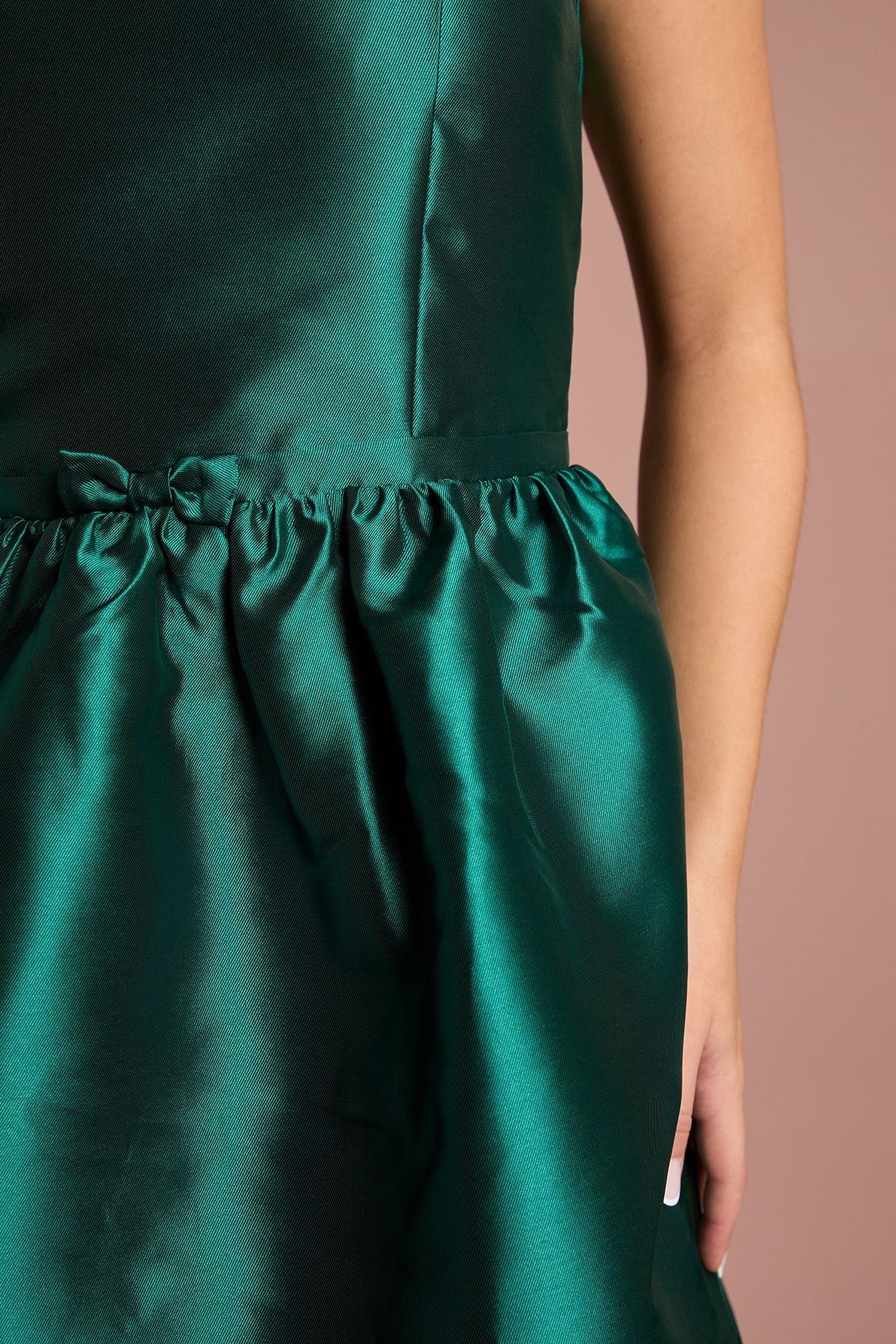 Coast Teen Coast Twill Bow Maxi Bridesmaid Dress Emerald image 4