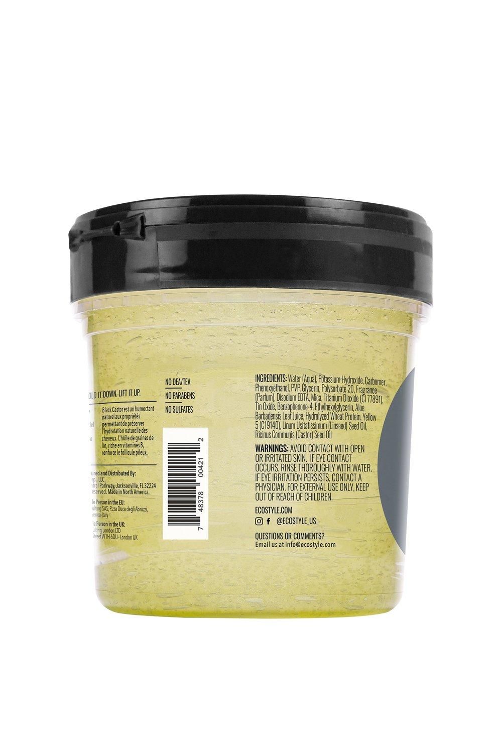 Eco Style Black Castor & Flax Seed Oil 473ml Multi image 2