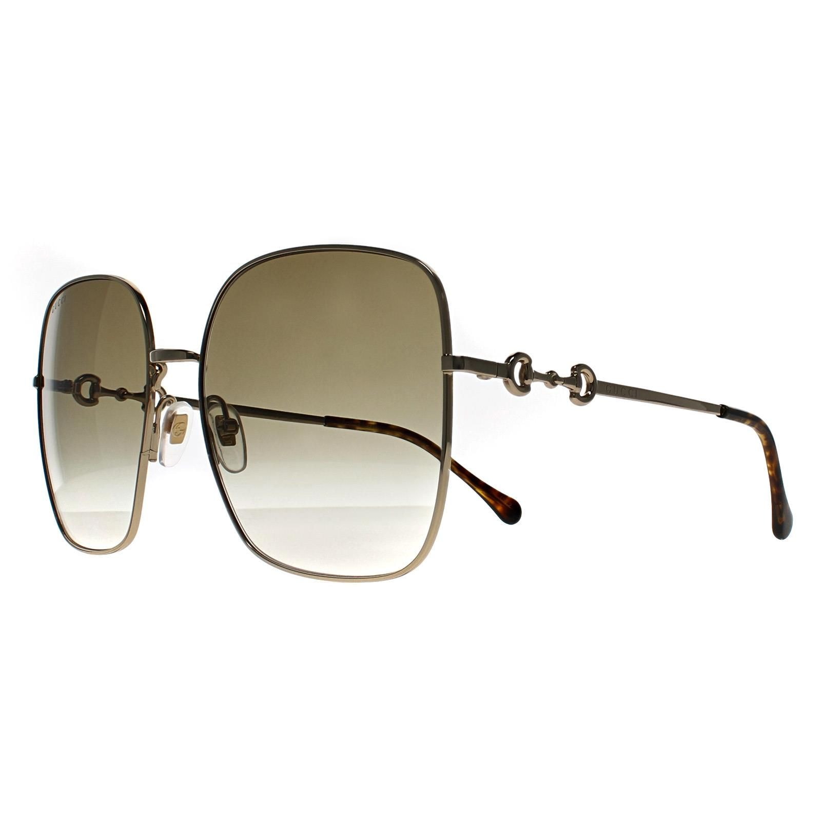 Gucci Square Gold Brown Gradient GG0879S image 2