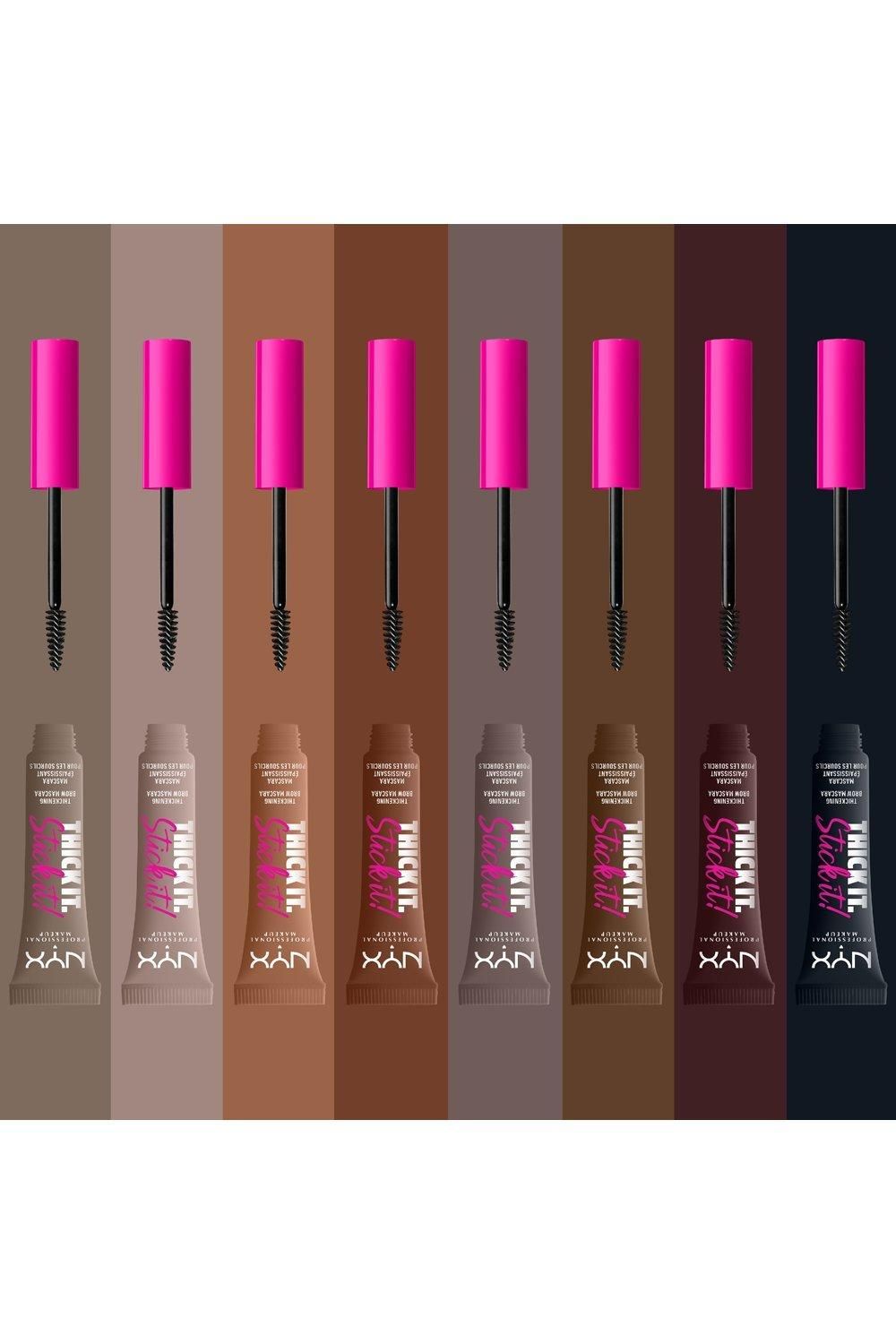 NYX Professional Makeup Thick It. Stick It! Brow Mascara Auburn image 5