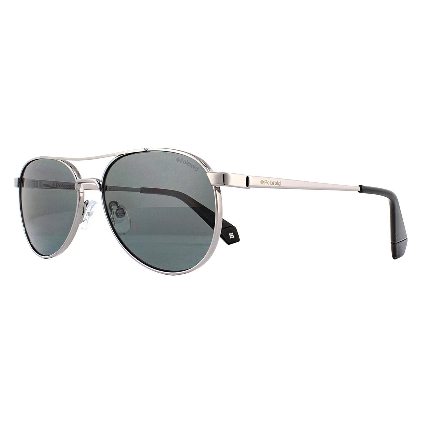 Polaroid Aviator Ruthenium Grey Polarized Sunglasses image 2