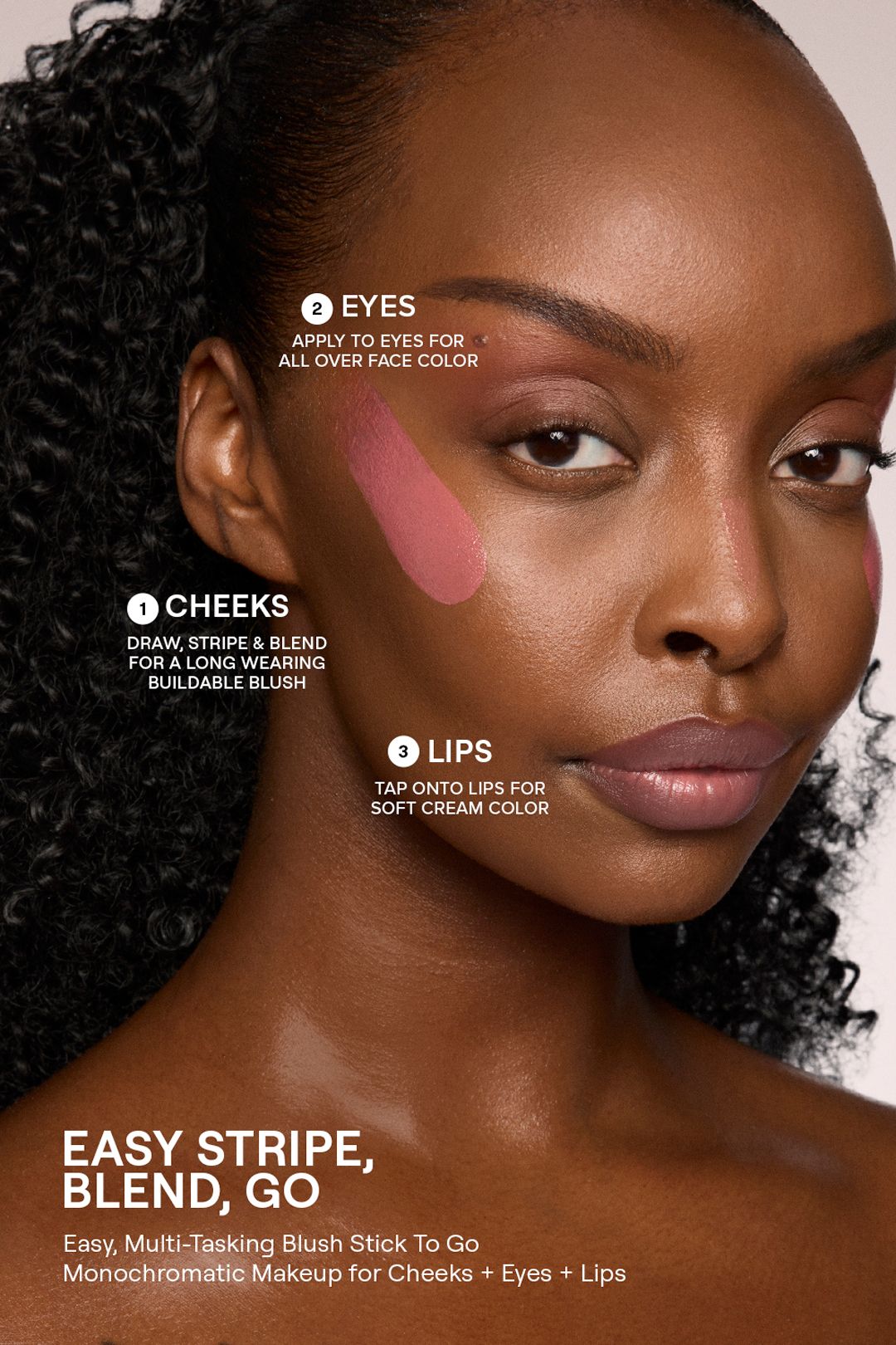 Nudestix Rosy Pink Glow Blush & Lip Kit Multi image 5