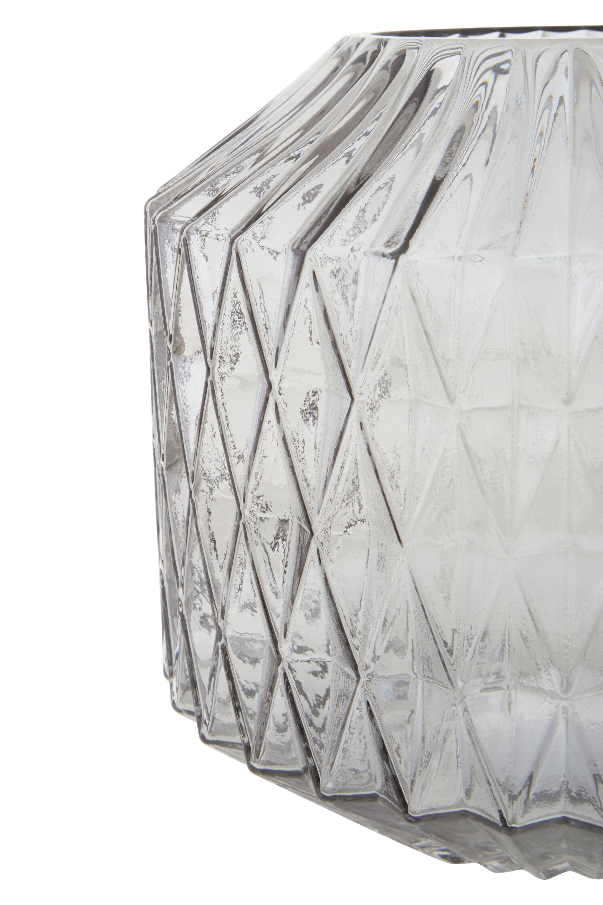 Orsina Brice Large Grey Glass Vase image 5