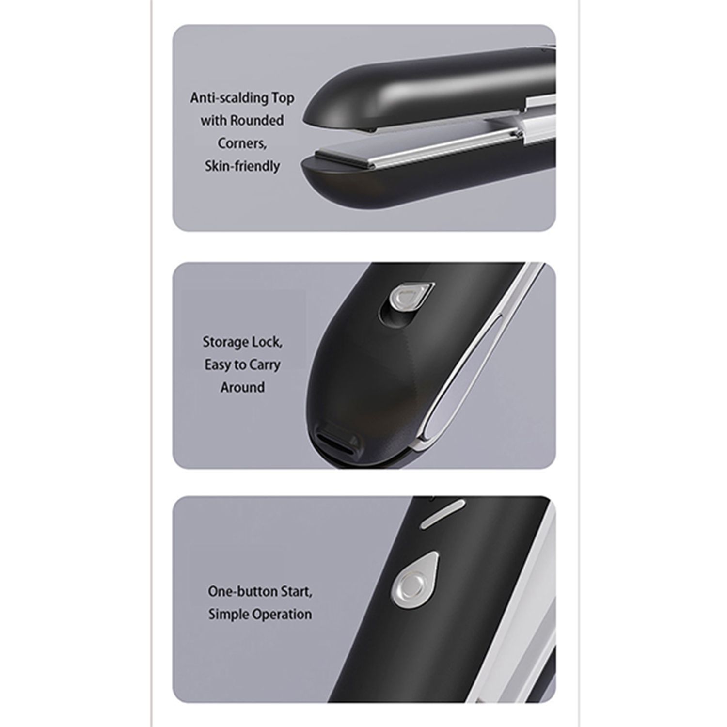 Leaper Wireless Mini Rechargeable Portable Hair Straightener image 3