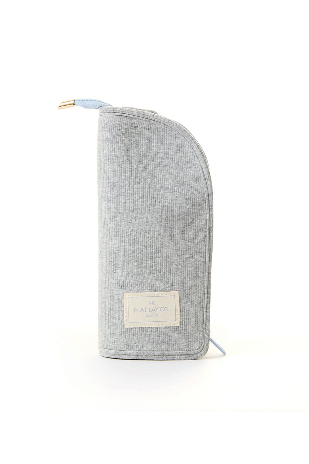 The Flat Lay Co Standing Makeup Brush Case - Cozy Cotton Grey Multi image 1