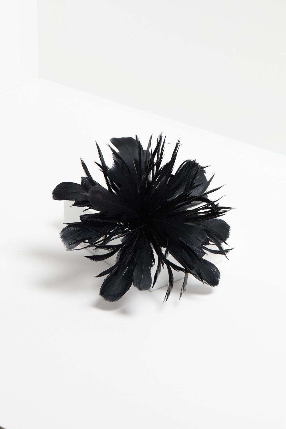 Jon Richard Black Statement Floral Clip Fascinator image 3